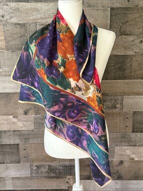 Handmade Floral Scarf